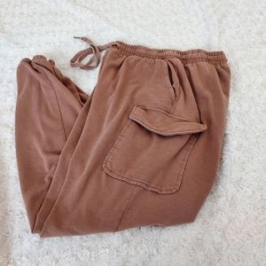 Better Be Tan Sweat Pants Joggers Medium Casual Comfy Minimalist Activewear